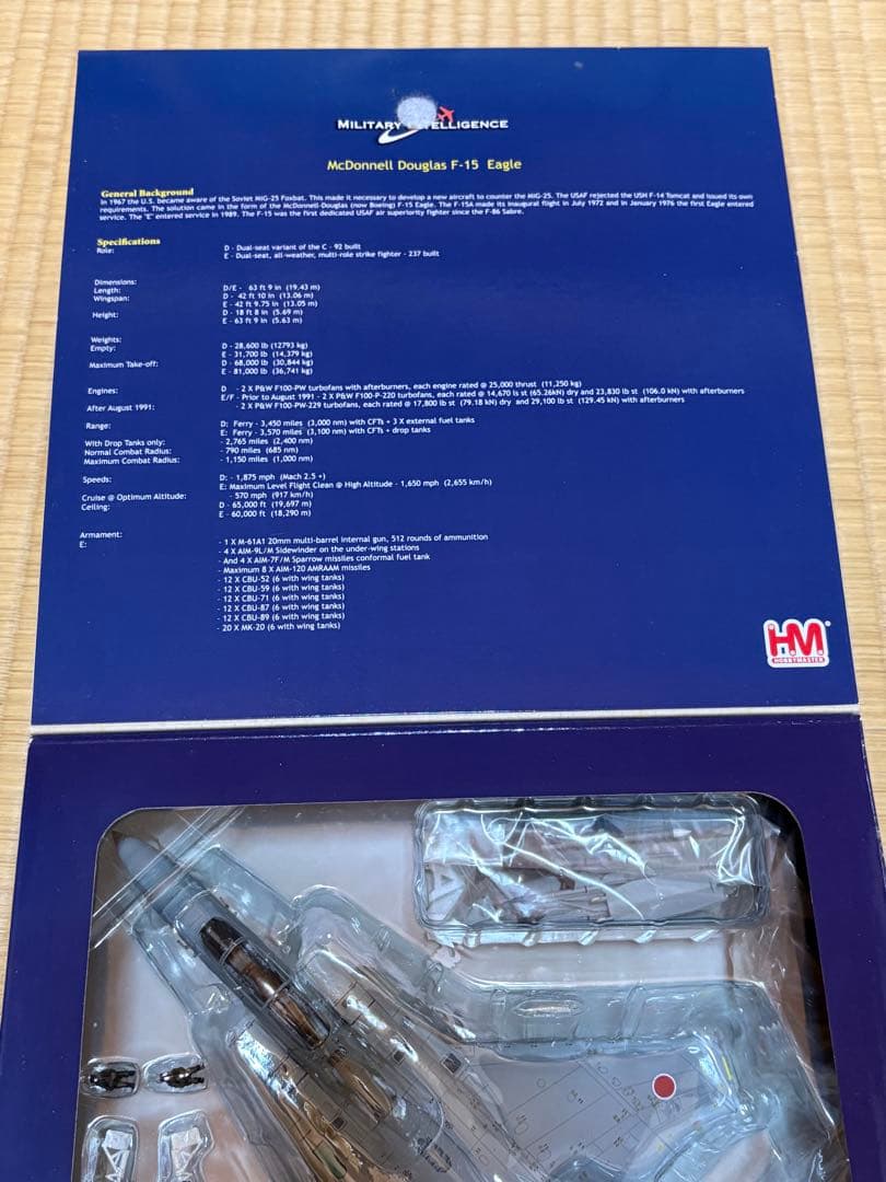 航空機・ヘリコプター McDonnell Douglas F-15 Eagle 1/72 HM
