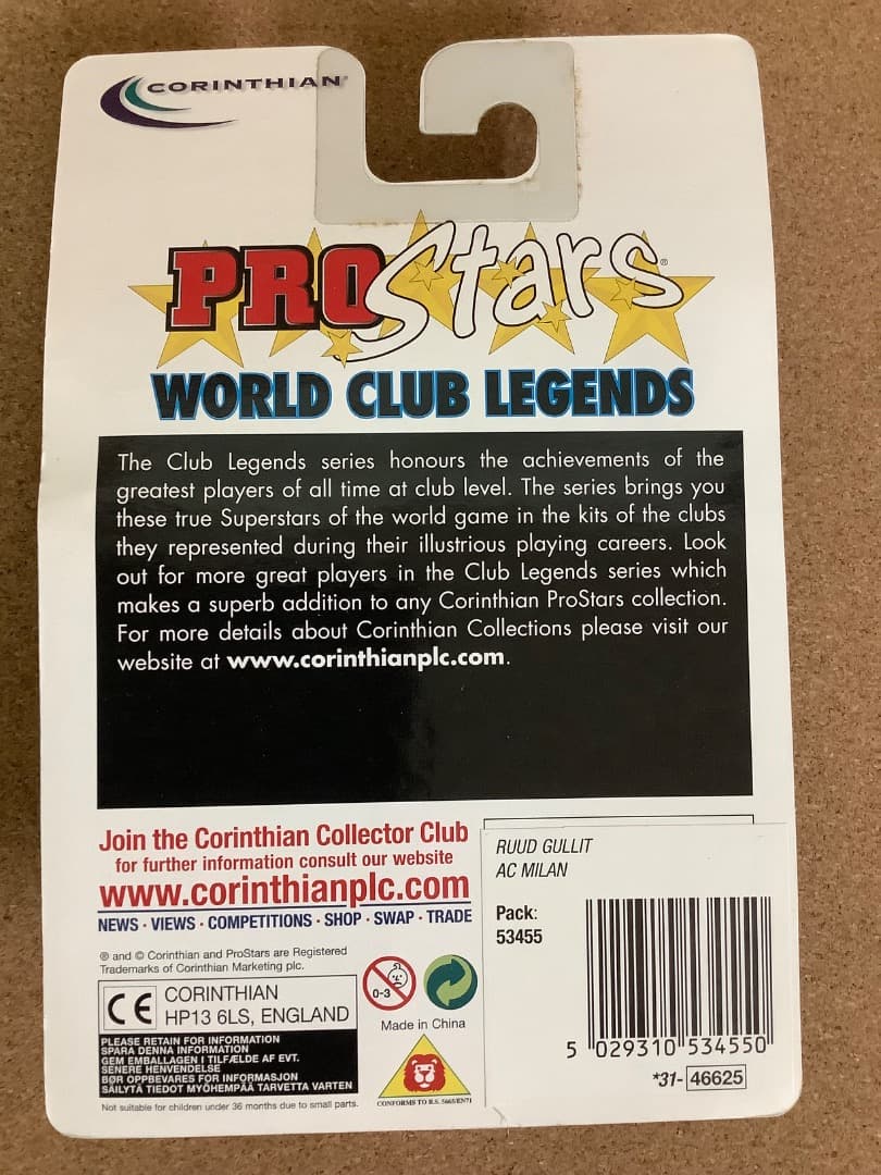 コリンシアン　プロスターズ　ワールドグラブレジェンド　ACミラン　４体
