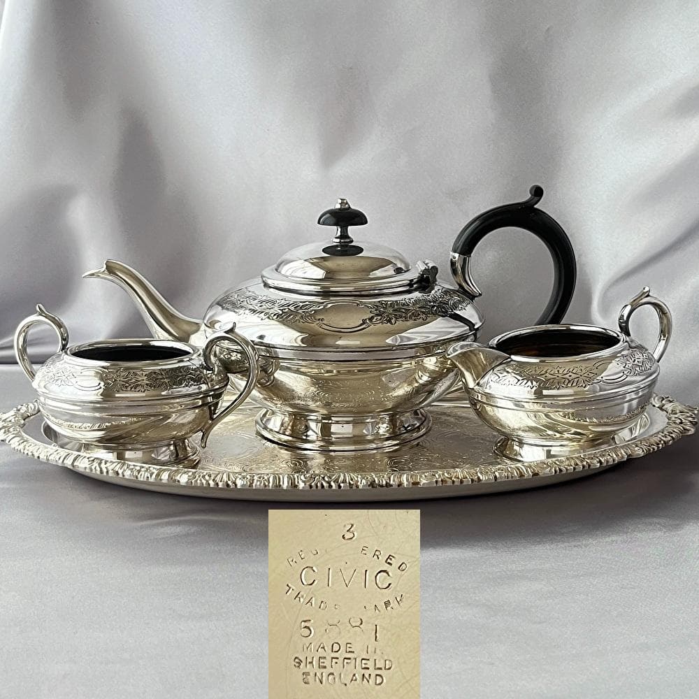 【Civic】 ビクトリアンのティーサービス ティーポット