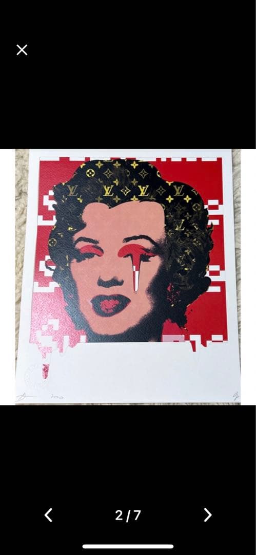 DEATH  ＮＹＣ作品　モンローとスヌピーアートポスター　ポップアート