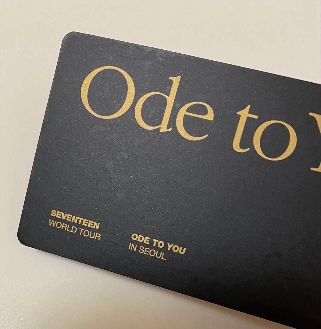 SEVENTEEN ジョシュア　ode to you dvd トレカ