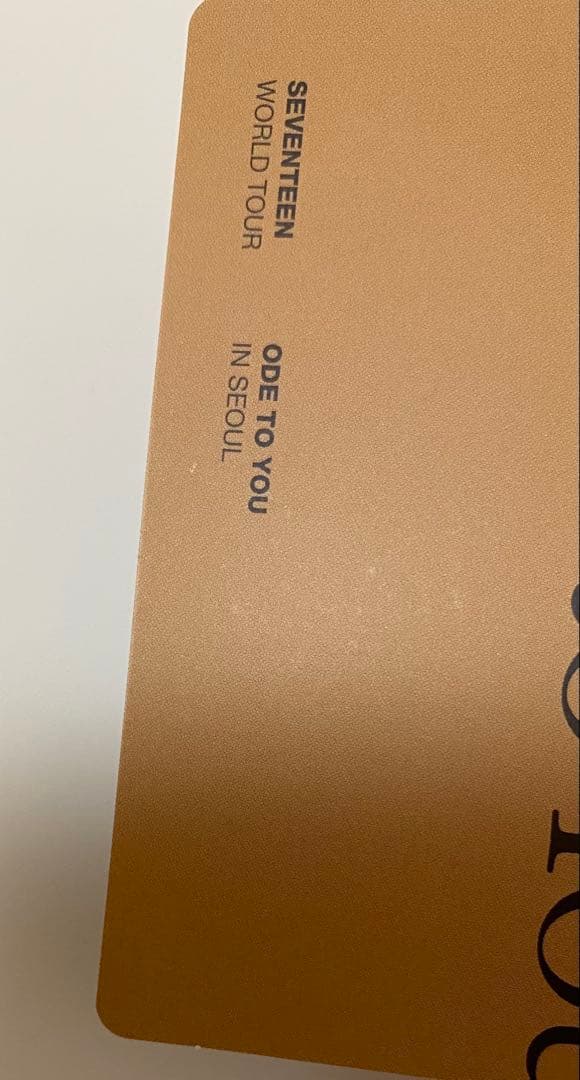 SEVENTEEN ジョシュア　ode to you dvd トレカ