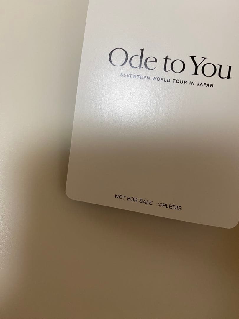 SEVENTEEN ジョシュア　ode to you dvd トレカ