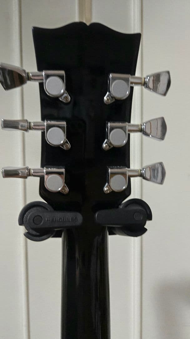 Photogenic レスポールタイプエレキギター ブラック ギターケース付き