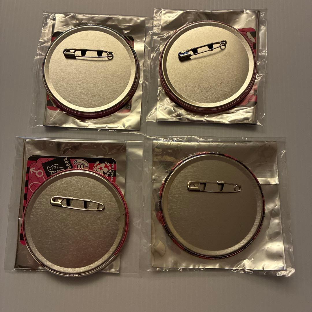 ヤリチンビッチ部 缶バッジ 4点