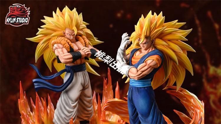 新品未開封『ドラコンボール』 ゴジータ　＊　ベジット　ガレージキット スタチュー