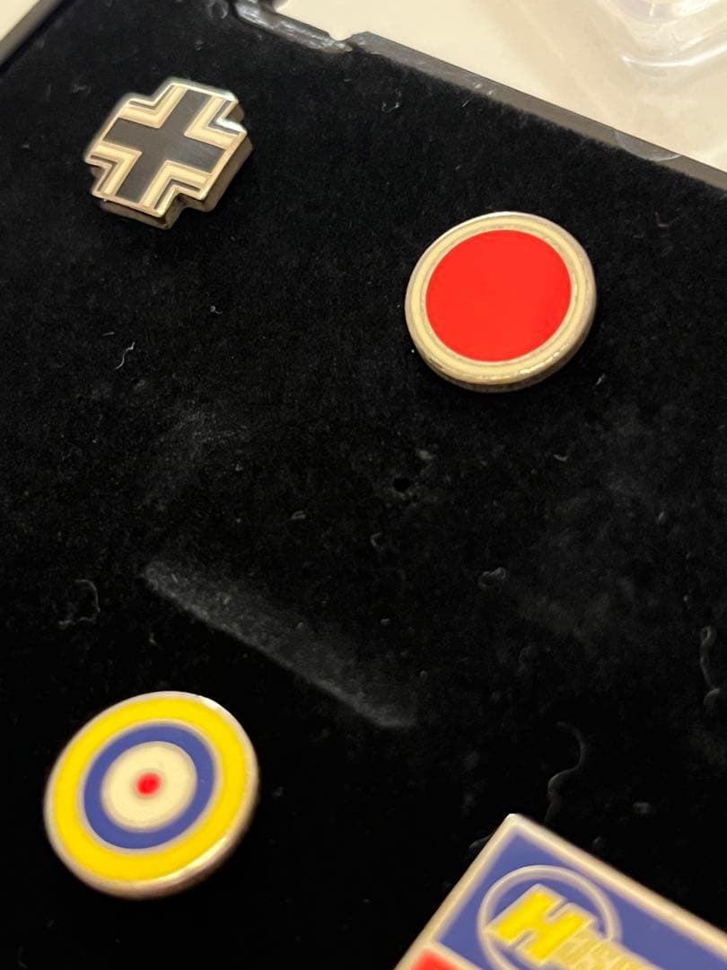 ハセガワ　ピンバッジ　静岡ホビーショー　国籍マーク