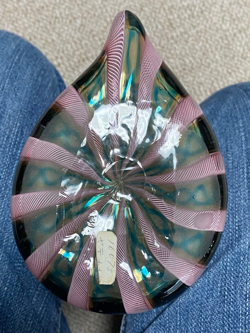 ♦️珍物レア物ムラーノ島 ムラーノグラス マリア像人形 イタリアベネチア骨董品