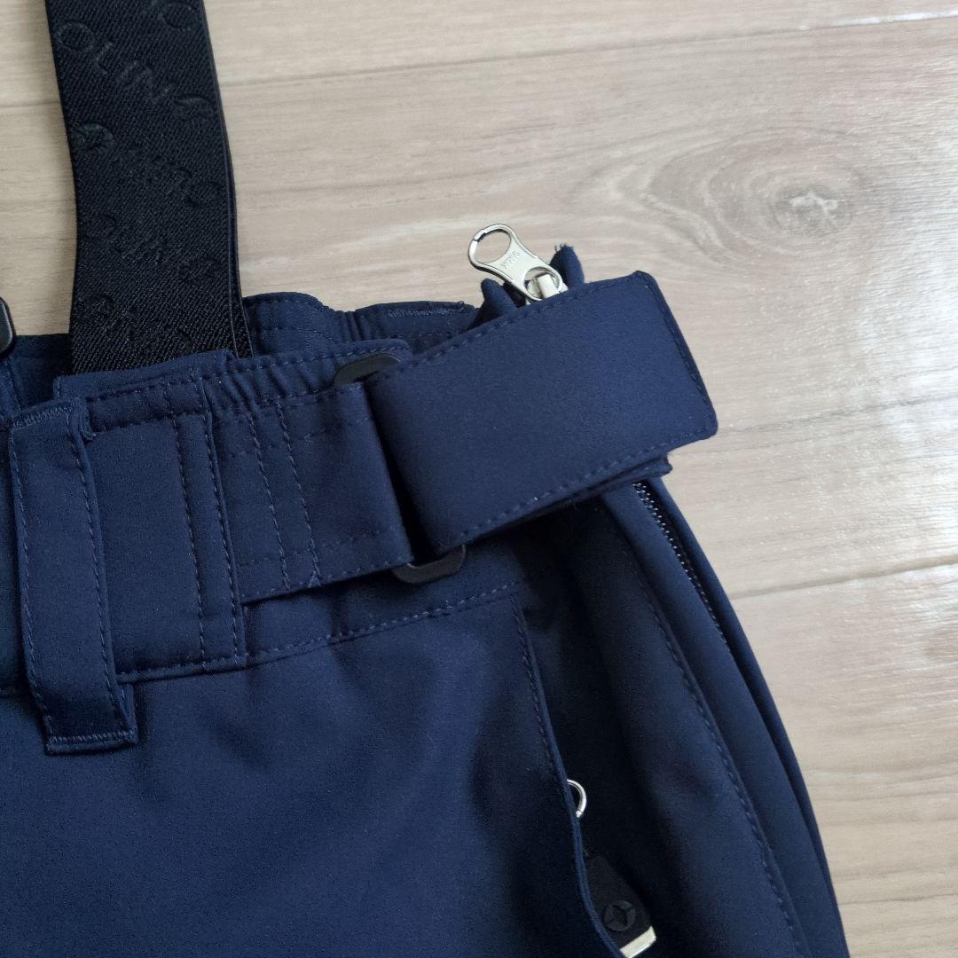 OLIN スキーウェア 青と白のストライプ