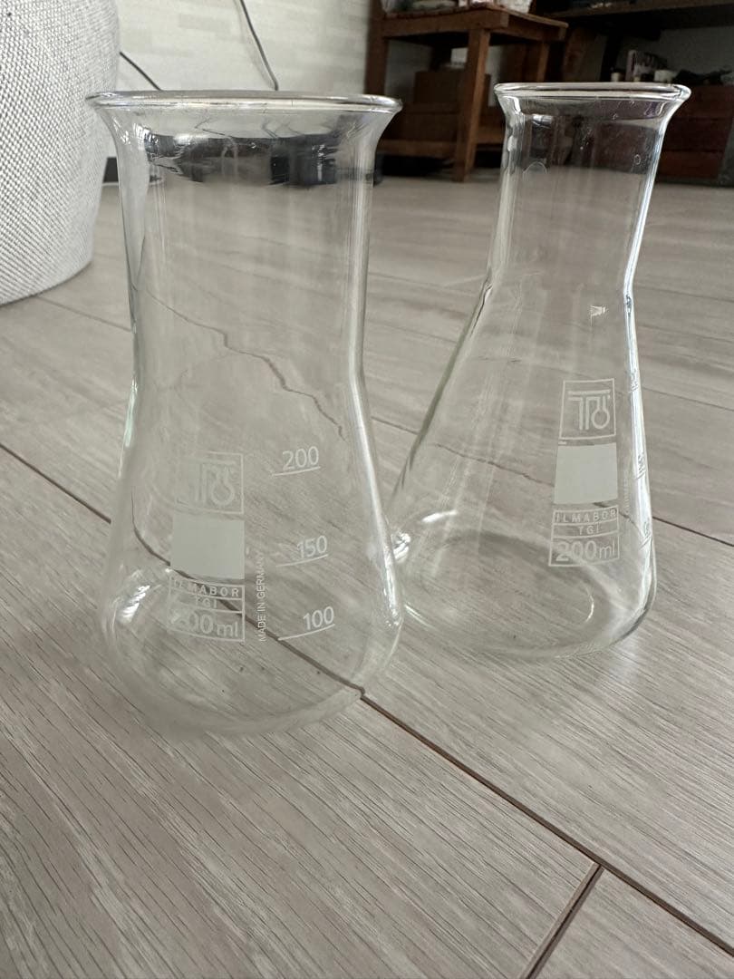 ドイツ製TGIビーカー生産終了ヴィンテージ アンティーク　アッシュペー花瓶