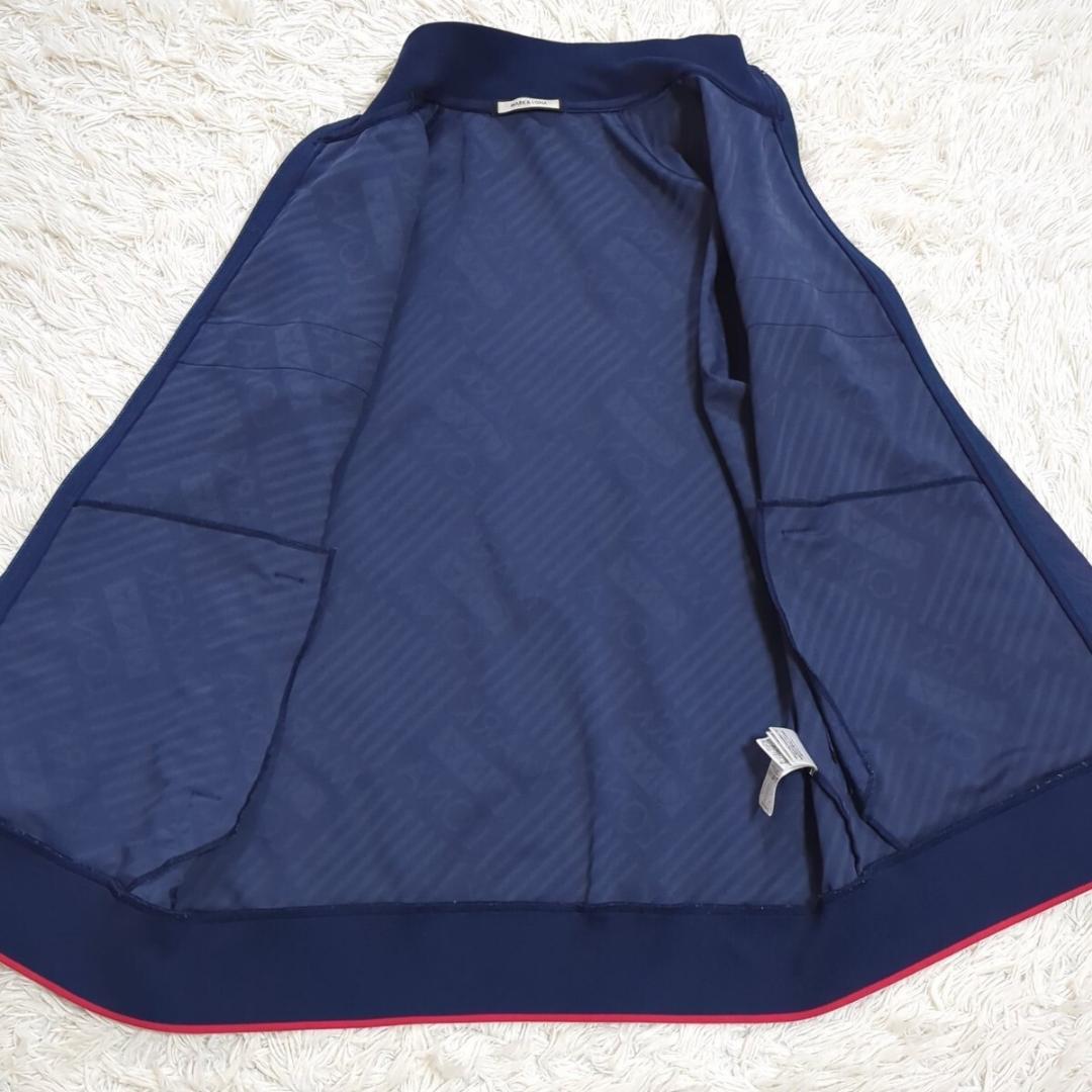 美品 マークアンドロナ XL相当 モノグラム ジャージセットアップ ロゴライン