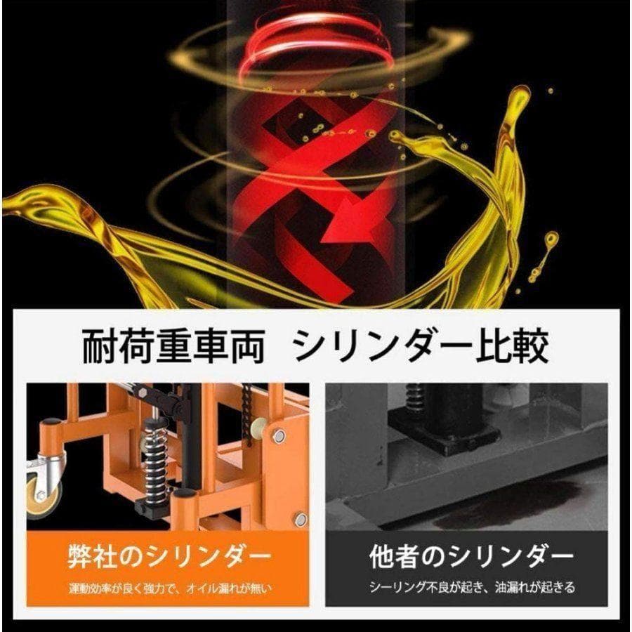 【購入前配送先要確認】 ハンドフォークリフト400kg 602