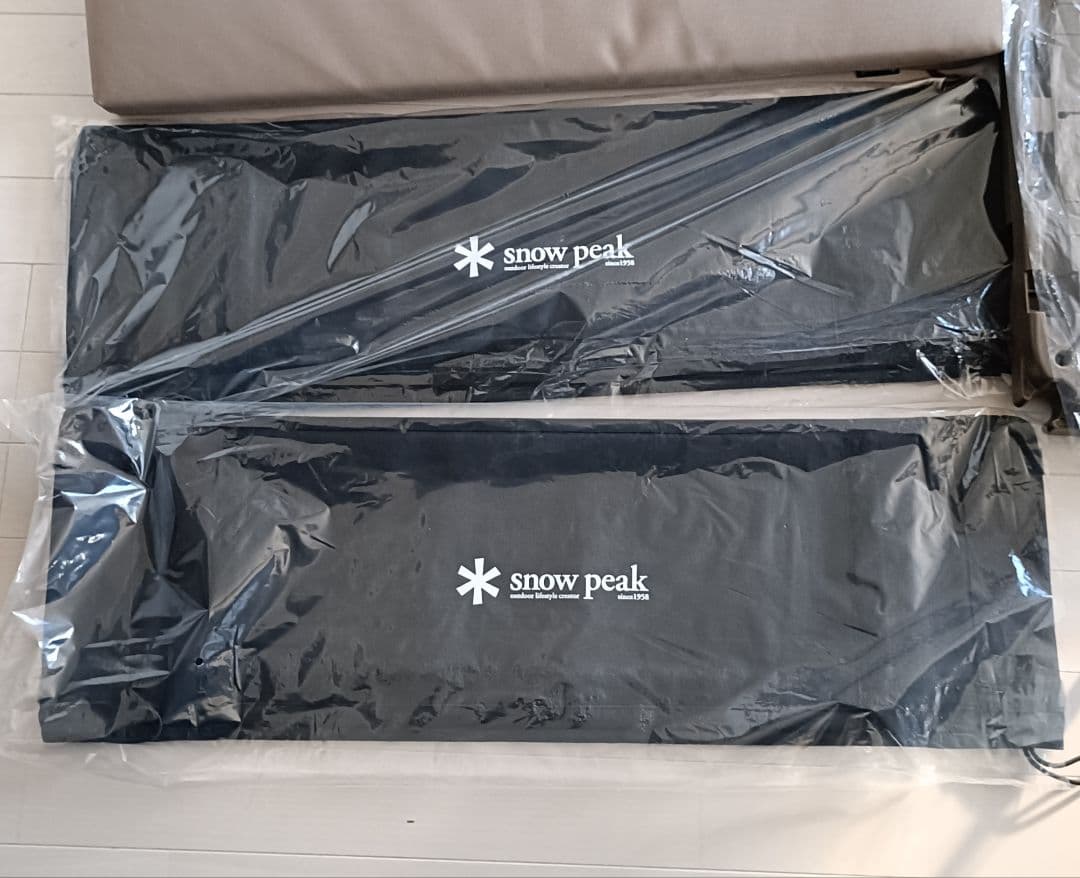 【美品】スノーピーク ラックソットマルチスターターセット＆ウッドテーブル W竹