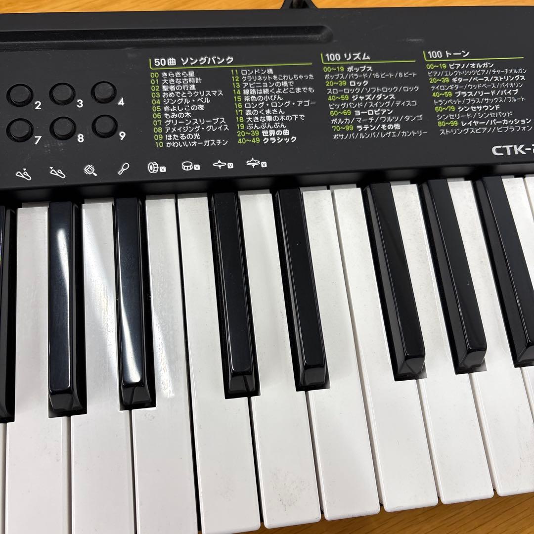 CASIO CTK-240 スタンド、椅子付　電子キーボード　電子ピアノ