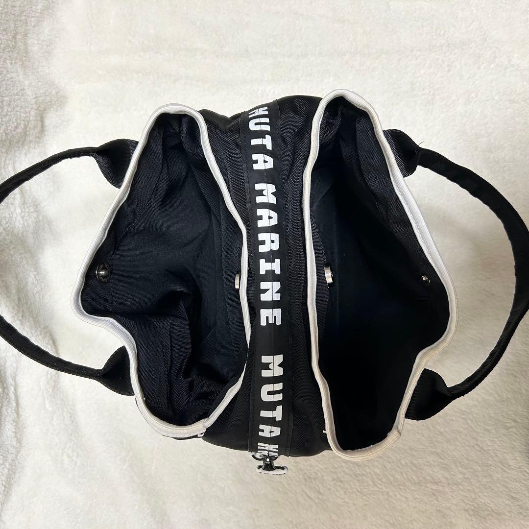 muta パーテーショントートバッグ　黒　ブラック　ゴルフ　保冷保温