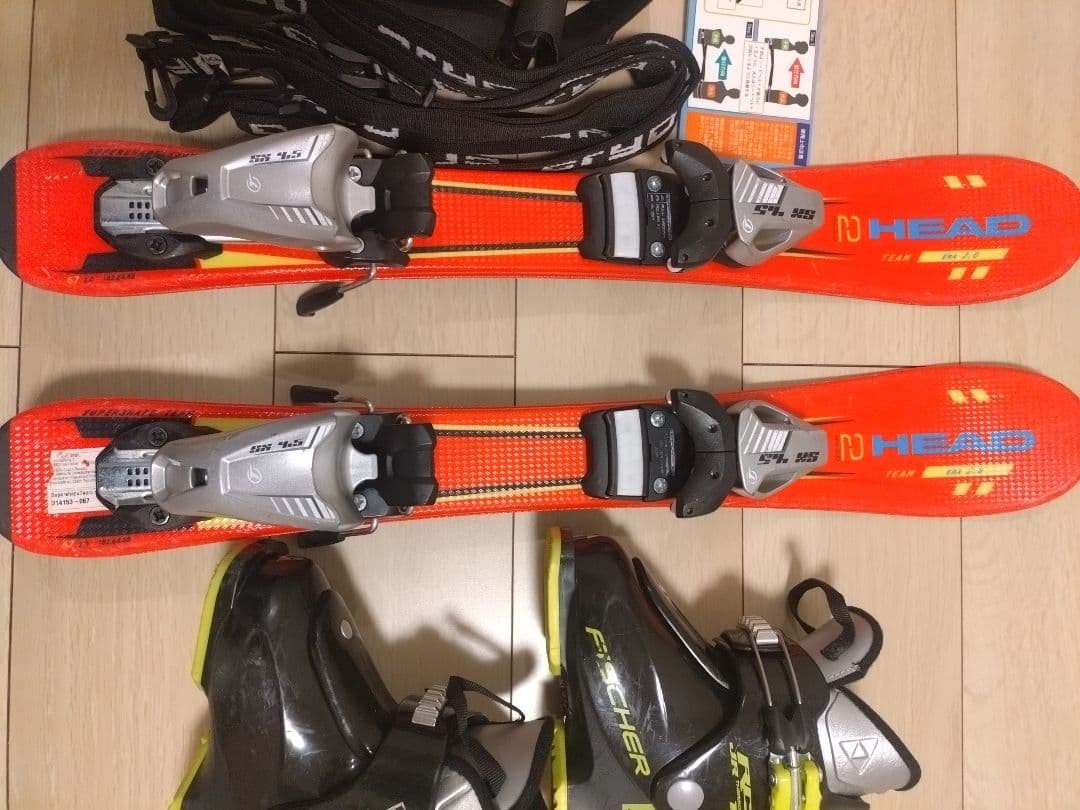 子ども用スキー板・ブーツセット