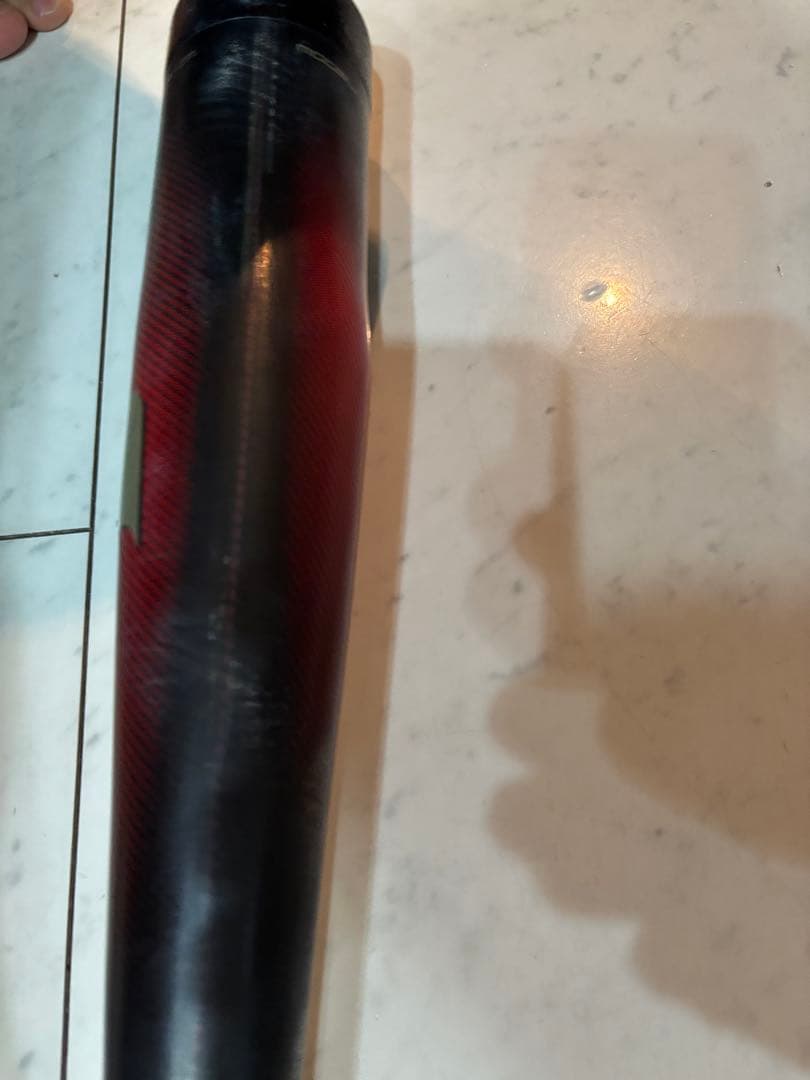 MM23 少年用軟式バット カーボンファイバー 赤黒