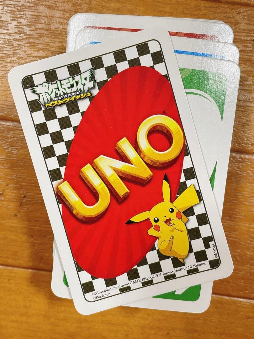 ポケモン ポケットモンスター ベストウィッシュ UNO ウノ カード 平成