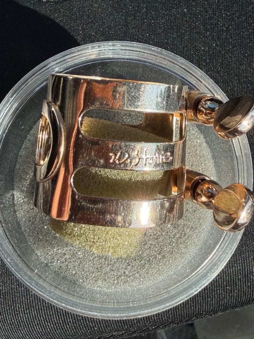 クラリネット用ピンクゴールドメッキ リガチャー