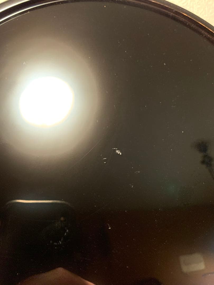 大圓盆 堅地本漆塗 漆器 茶道 裏千家 箱付き 大円本