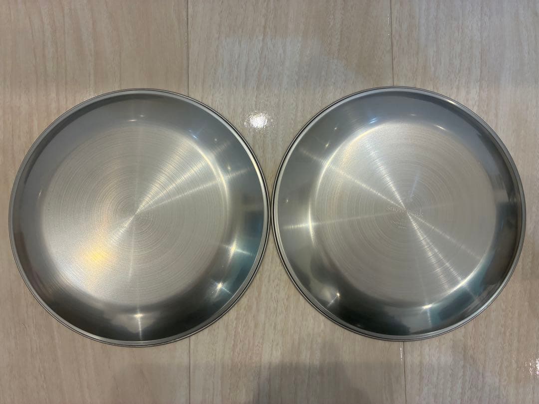 だ*い様 【美品】スノーピーク　テーブルウェアセットL×２ トング黒×１　ステン