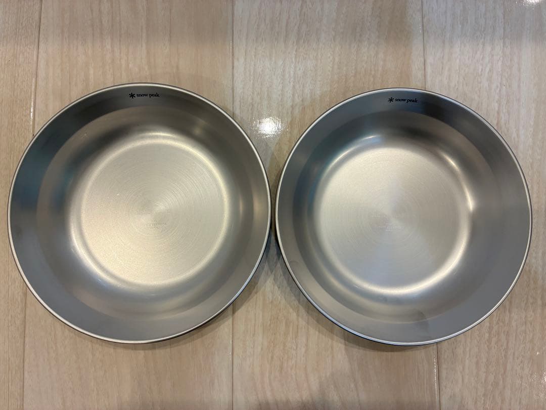 だ*い様 【美品】スノーピーク　テーブルウェアセットL×２ トング黒×１　ステン