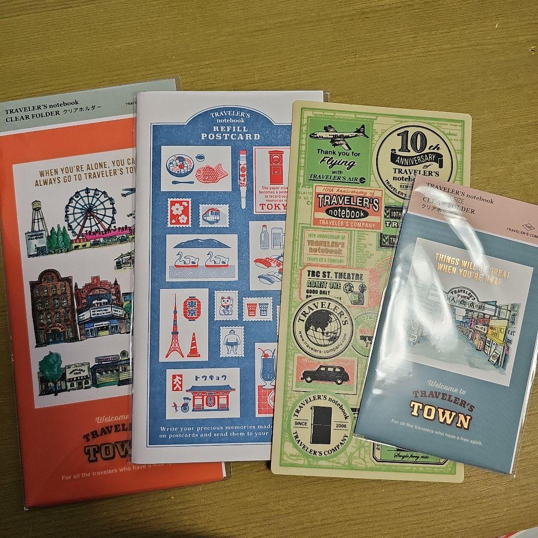 トラベラーズノート トラベラーズファクトリー クリアホルダー 10周年下敷き
