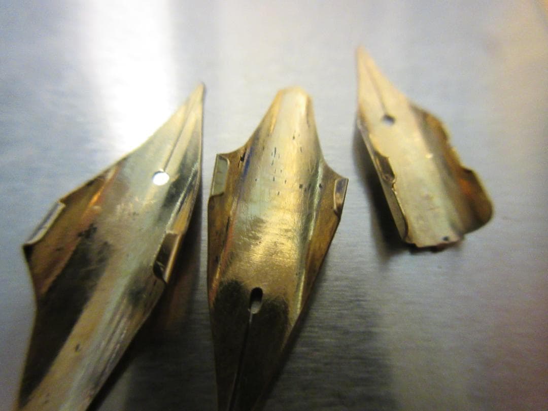 [お取り置き]万年筆ペン先 14K 1.2g 0.3g ／18K 0.49g