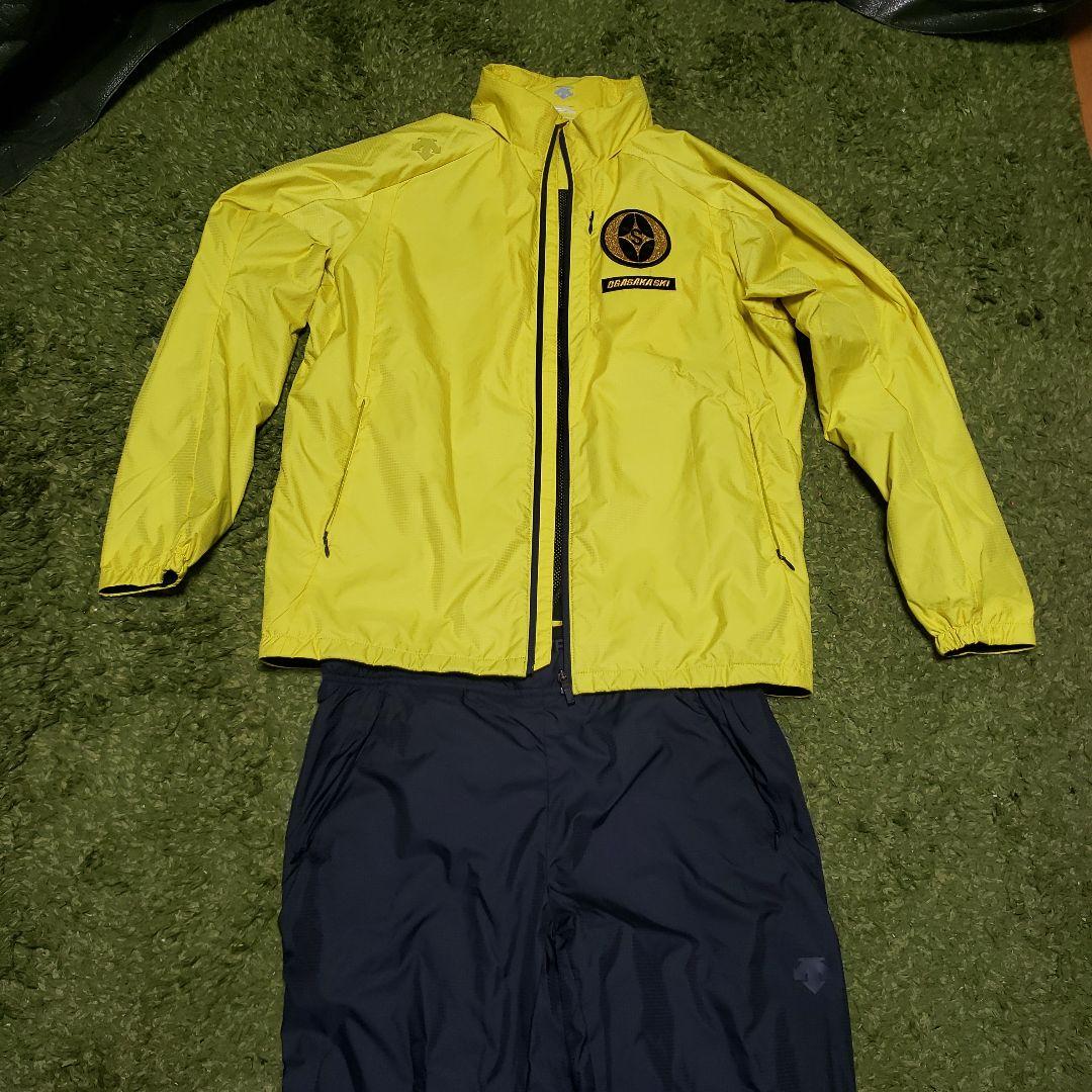 OGASAKA SKI トレーニングウェア(上下)フード付き イエロー ブラック