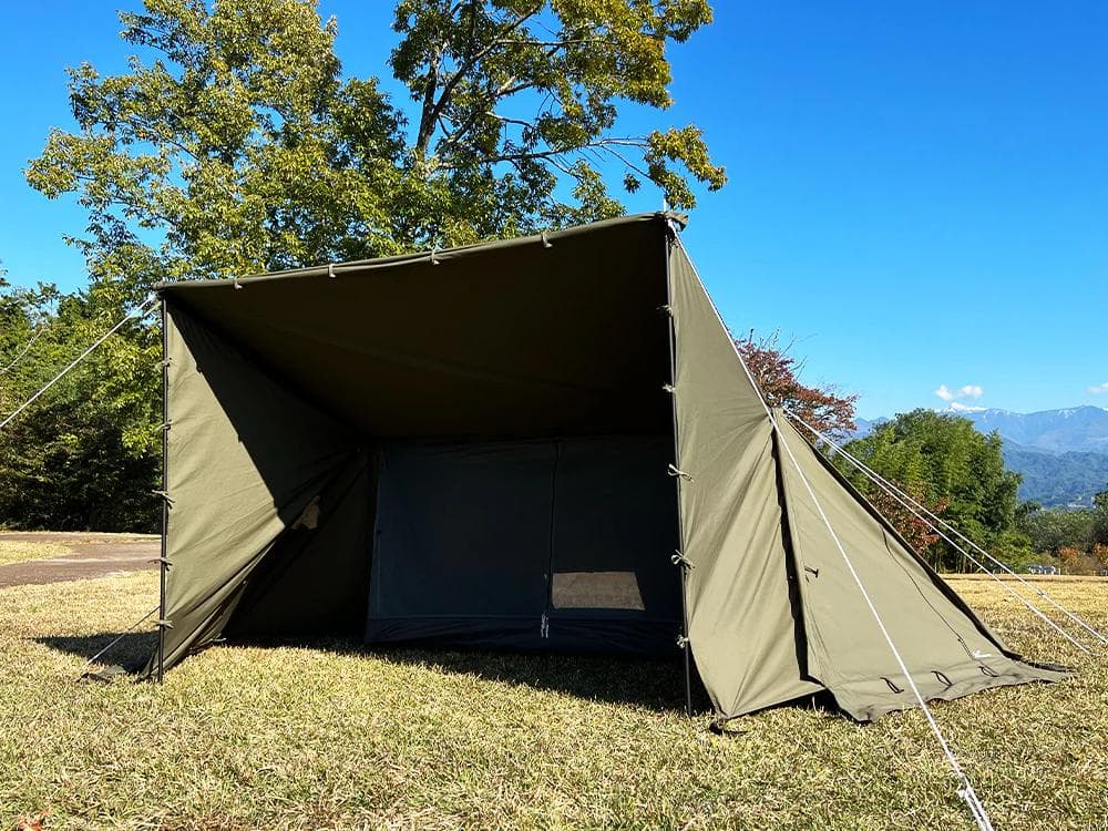 FOX BASE パップテント フォックスベース テント カーキ TC 軍幕