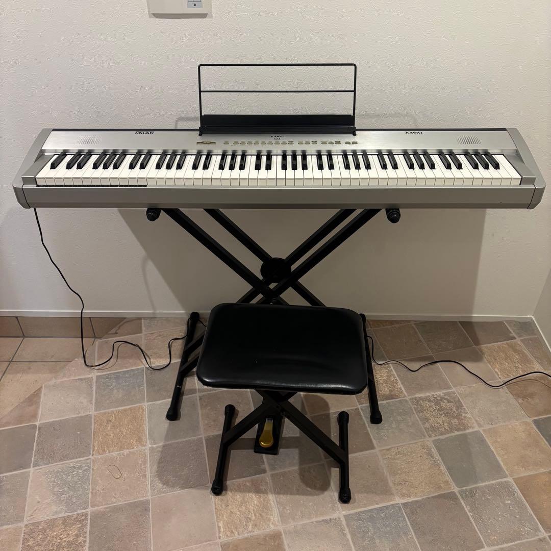 【美品】KAWAI es1 カワイ 電子ピアノ 折りたたみスタンド椅子付
