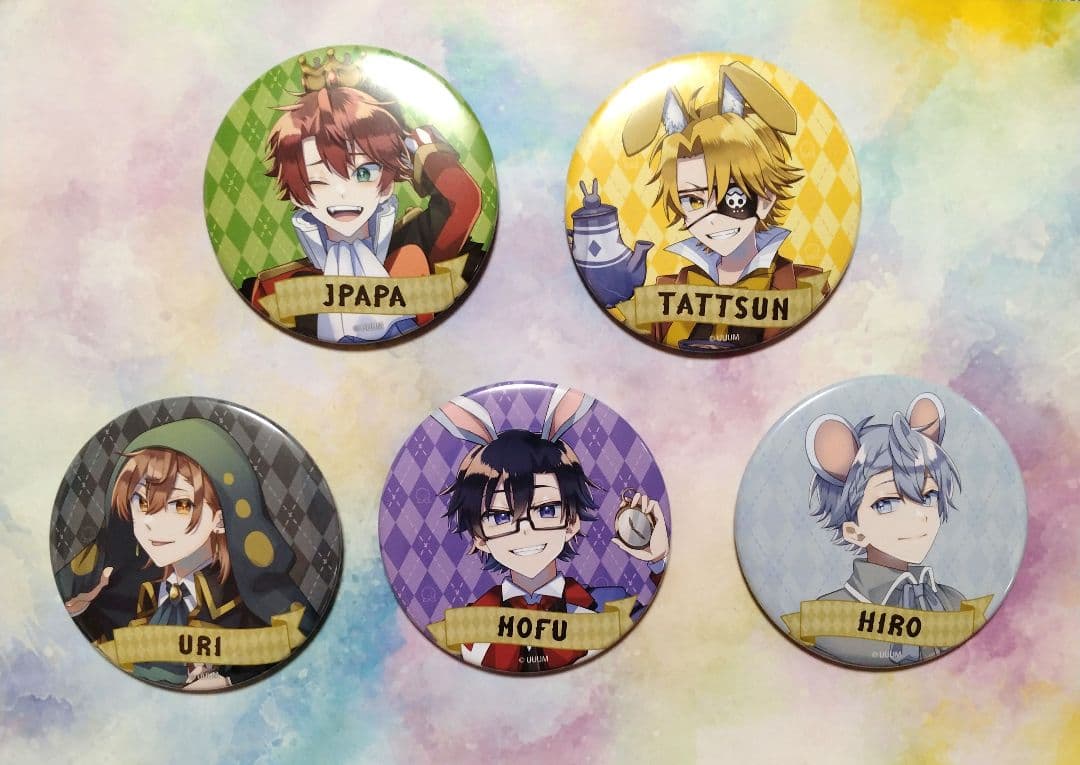 カラフルピーチ　ワンダーランド　缶バッジ