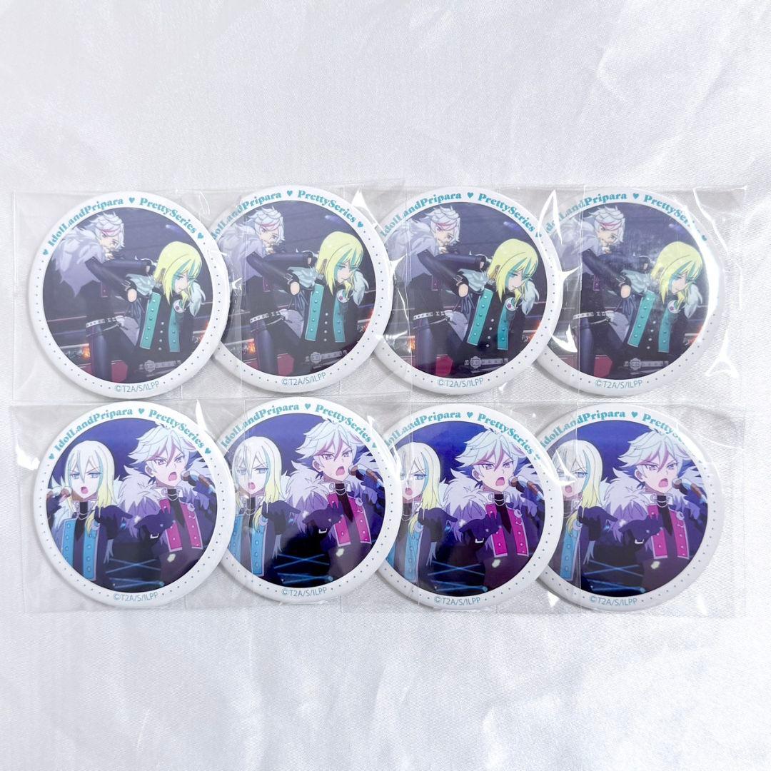 プリパラ　ダークナイトメア　大江戸シンヤ　ウシミツ　缶バッジ