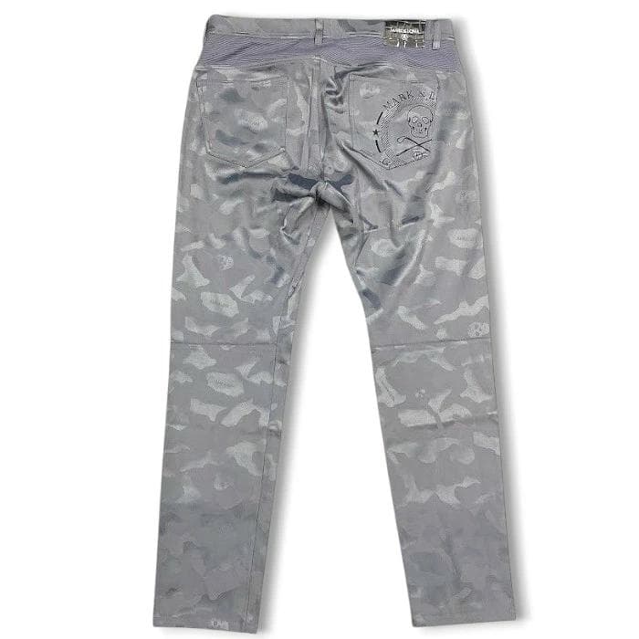 MARK & LONA ゴルフ カモフラ総柄 ロング パンツ 50 定価3.9万