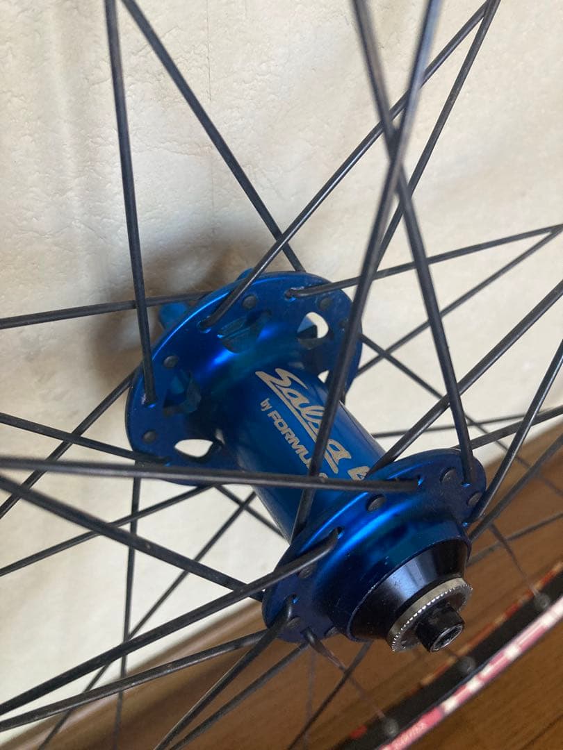 Salsa サルサ 700c 前後ディスクQRホイール サーリー ブルーラグ