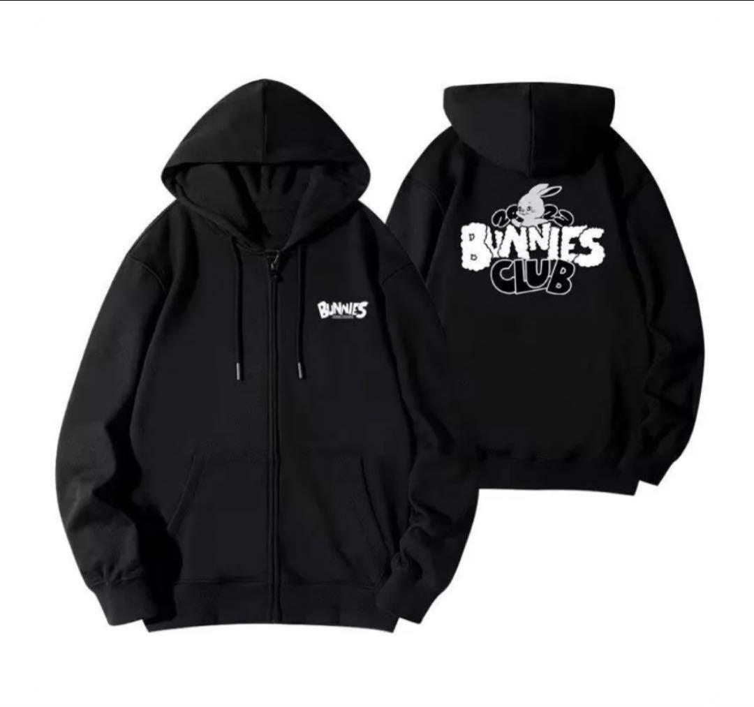 NewJeans Bunnies Club パーカー　M size