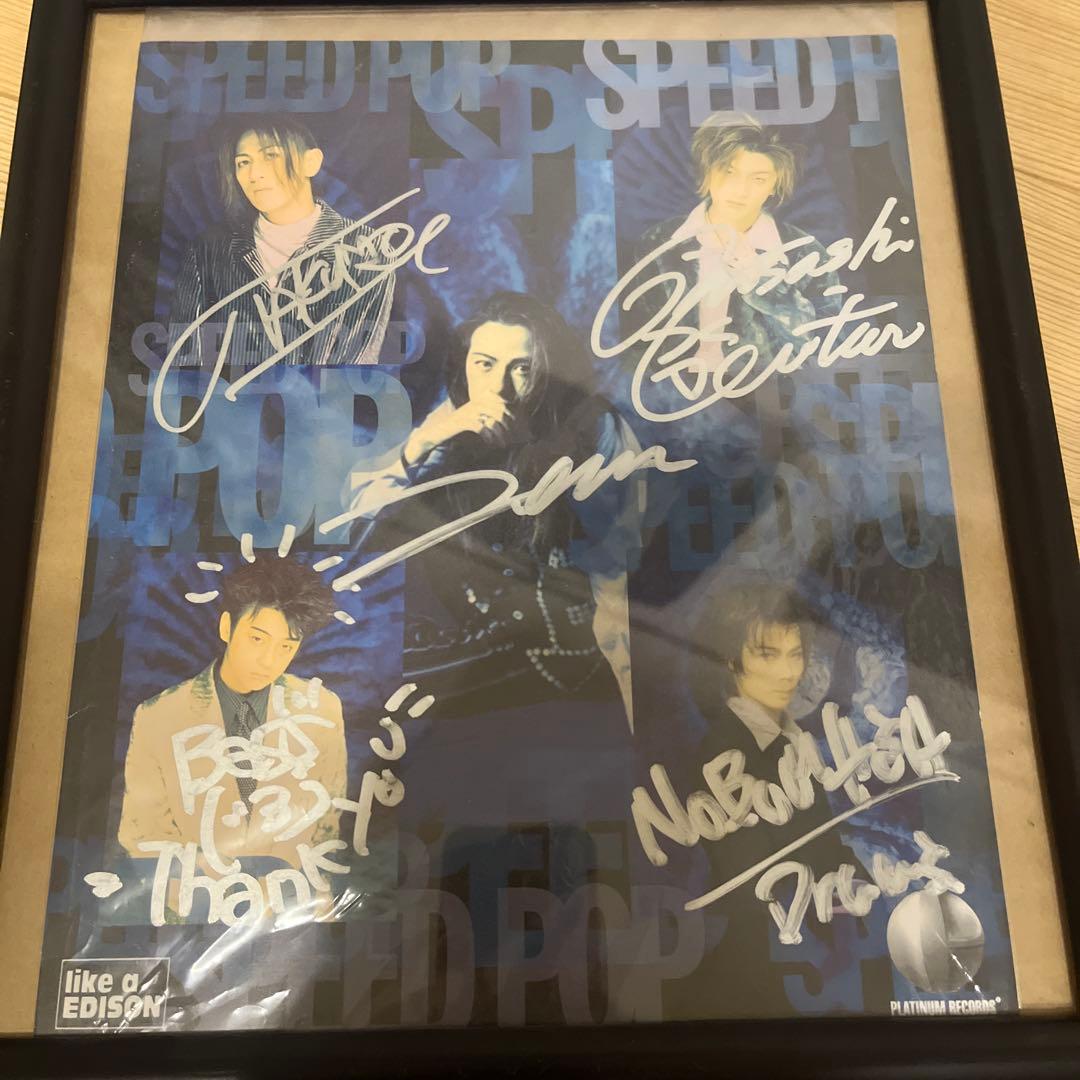 貴重！GLAY初期5人時代（NOBUMASA在籍時）直筆サイン色紙