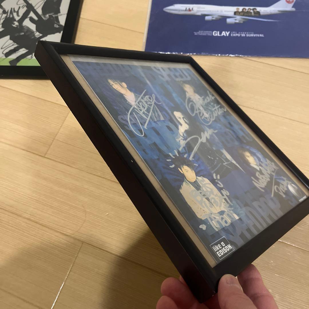 貴重！GLAY初期5人時代（NOBUMASA在籍時）直筆サイン色紙