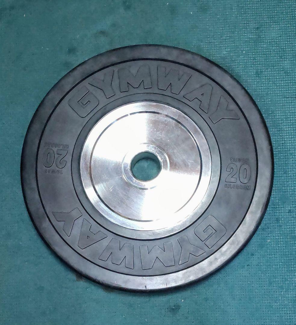 GYMWAY バンパープレート 20kg 1枚