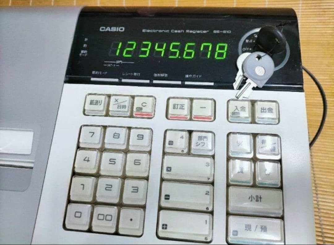 カシオレジスター　SE-S10　人気コンパクト送料無料　700770