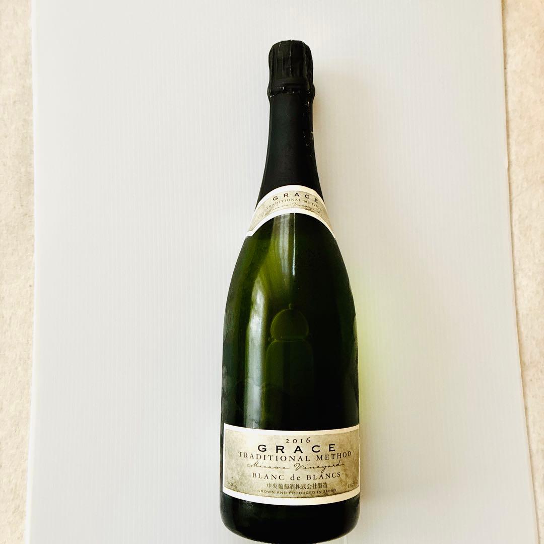 山梨ワイン　シャルドネ　グレイス　ブラン・ド・ブラン 2016年　価格交渉OK