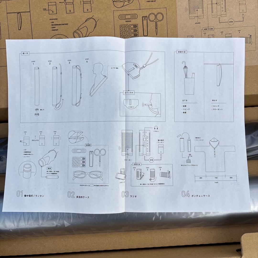 ★防災グッズ★MINIM＋AID★ミニメイド★杉田エース★未使用品★2個セット★