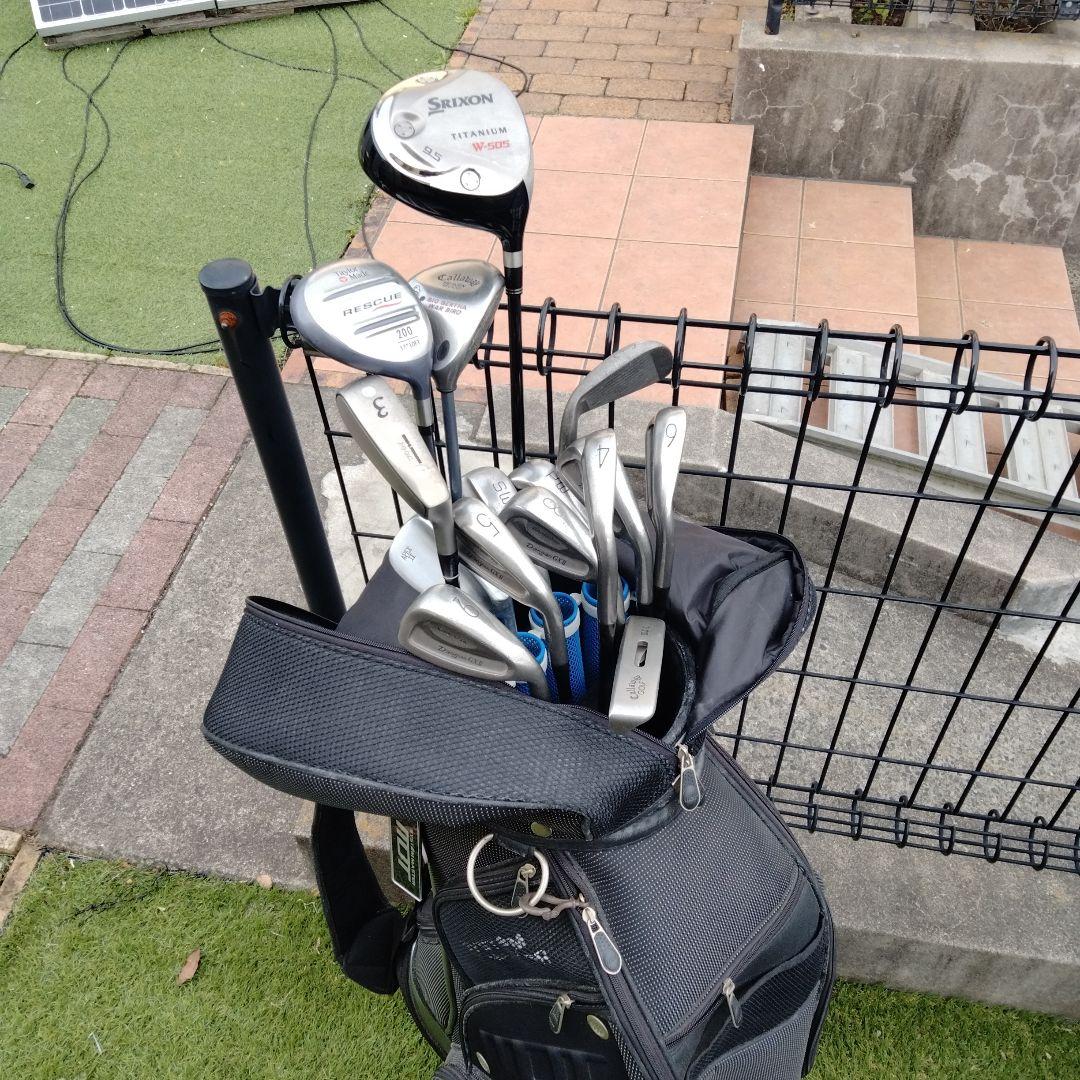 メンズゴルフ　一式セット　バック付き