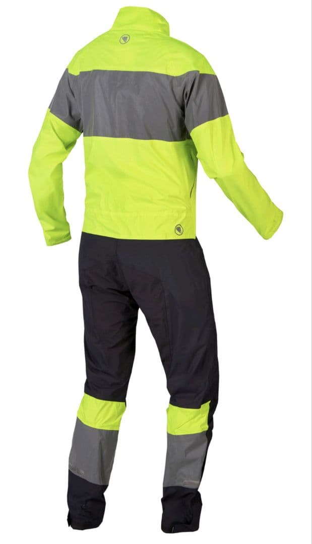 エンデュラ アーバンラミネート ウォータープルーフワンピース レインスーツ L