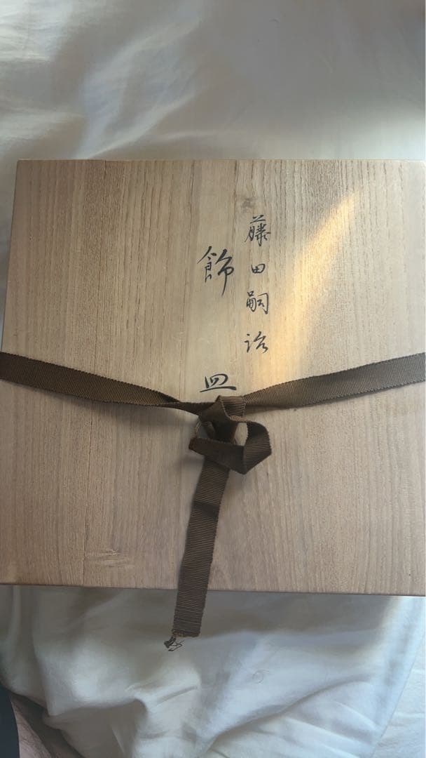 藤田嗣治　アートプレート 女性の裸体 木箱入り