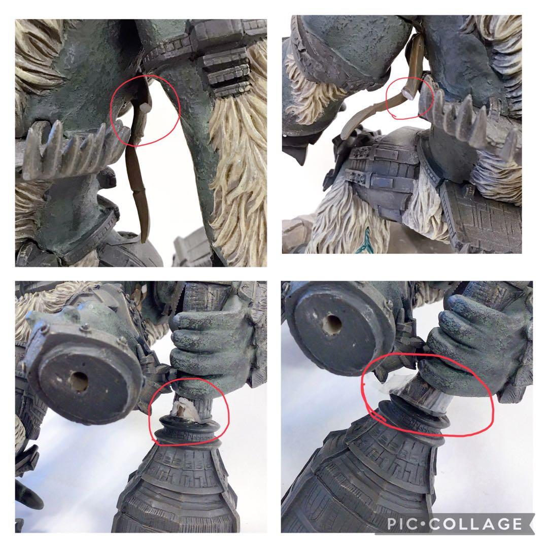 【訳あり】フィギュア　第一の巨像「ワンダと巨像」コールドキャスト塗装済み完成品