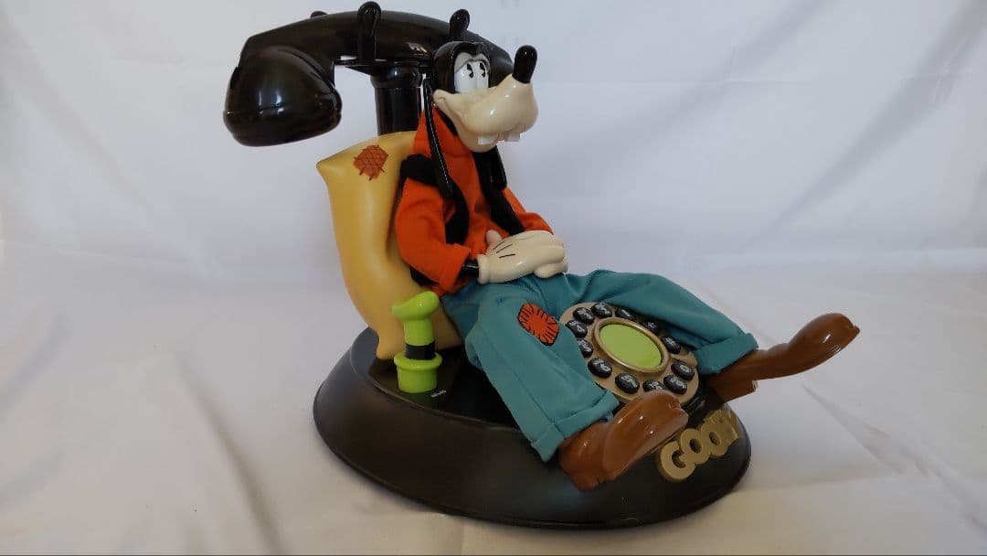 未使用珍品 TELEMANIA ディズニー グーフィー アニメーション電話