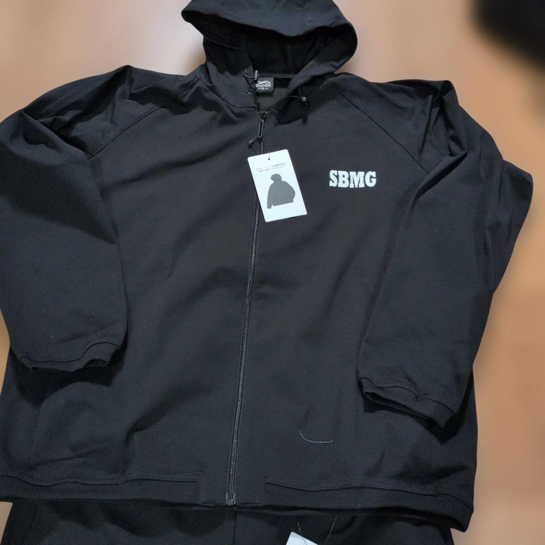 【SBMG】ドリブンスウェット　セットアップ　ジョガーパンツ　3L　ブラック