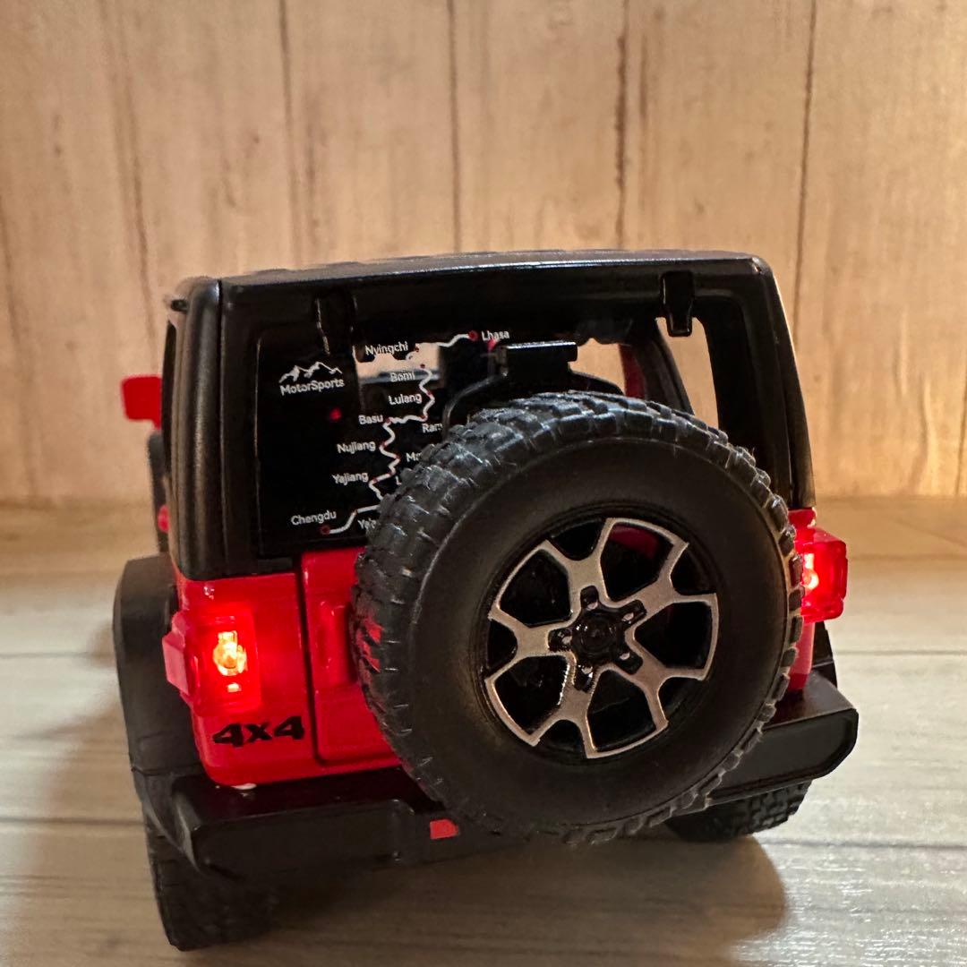 クライスラー　ジープ　ラングラー Jeep Wrangler 1/22 レッド