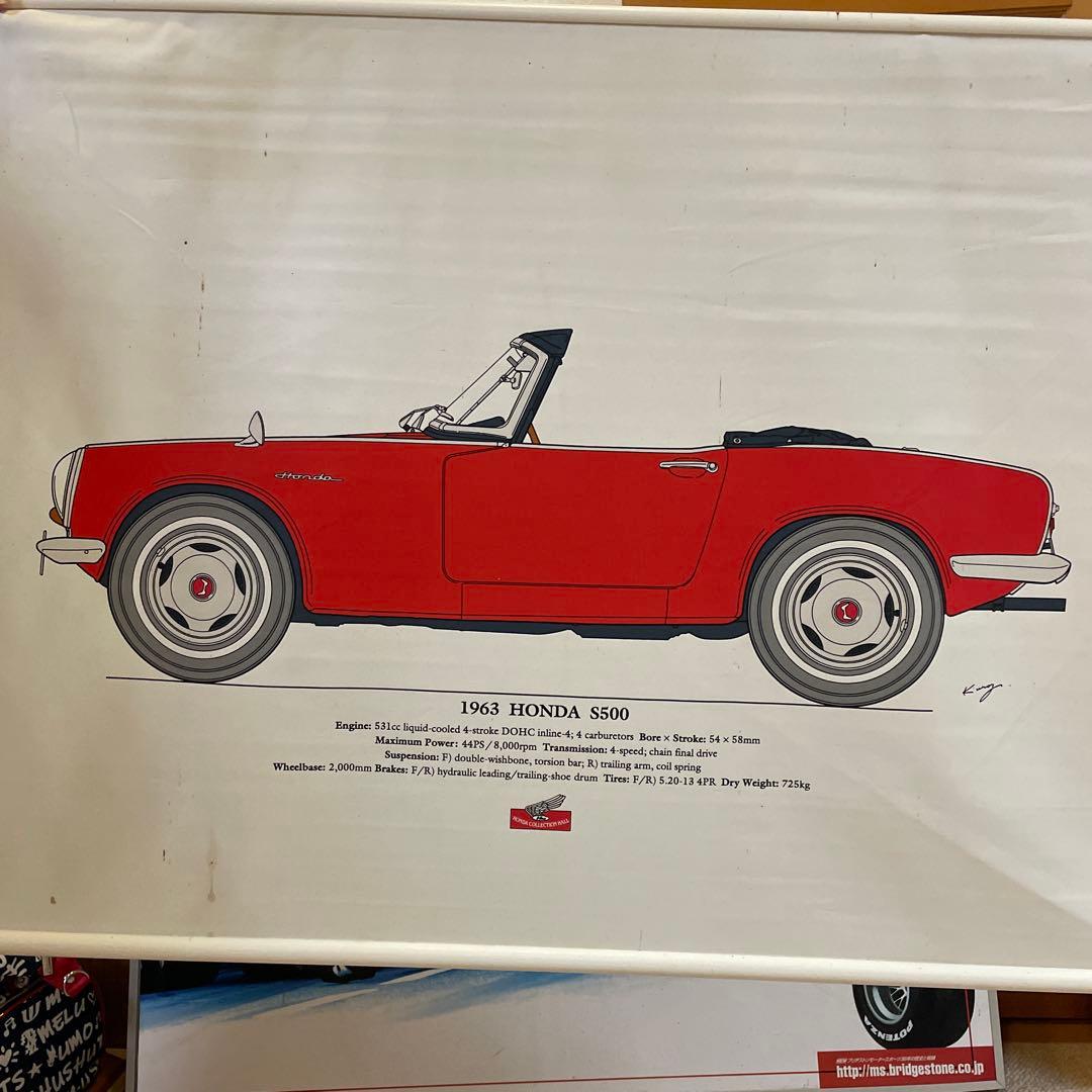 HONDA S500のタペストリー